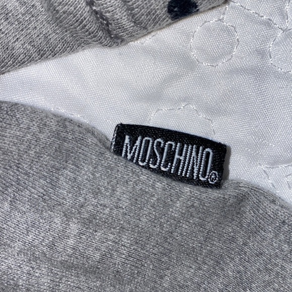Moschino Jeans Gray& Black Top Size Small - Picture 8 of 14